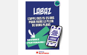 LABAZ, l'appli bons plans de la Région pour les 15-25 ans